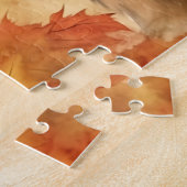 可愛いシーズー(犬)津犬/秋/秋 ジグソーパズル (側面)