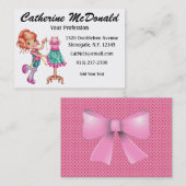 可愛いシーメストレスバージョン2 - SRF 名刺 (正面/裏面)