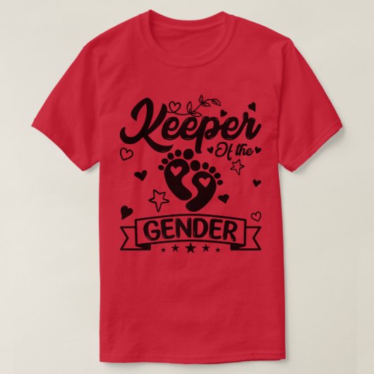 可愛いジェンダーのキーパーがパーティーIDEを明かす Tシャツ (デザイン正面)