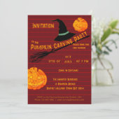 可愛いジャックオランタン&コスチュームパーティー 招待状 (スタンド正面)