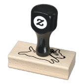 可愛いジャックラッセルテリアー漫画の犬 ラバースタンプ (スタンプ)