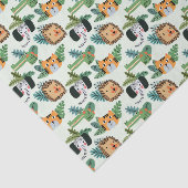 可愛いジャングルサファリオンタイガーエレファントギフト 薄葉紙 (詳細)