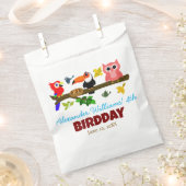 可愛いジャングルバーズオンツリーブランチキッドズ誕生日 フェイバーバッグ (クリップ留めされた状態)