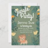 可愛いジャングルライオンアートサファリバースデーパーティー (正面)