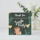 可愛いジャングルライオンアートサファリバースデーパ感謝していーティ (スタンド正面)