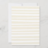 可愛いジャングルライオンベビーシャワー サンキューカード (裏面)