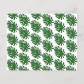 可愛いジャングル動物パーティー予算テンプラット (裏面)