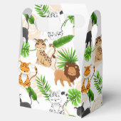 可愛いジャングル猫さまざまな野生動物のパーティーボックス フェイバーボックス (オープン)