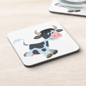 可愛いジョギングマンガ牛のベビーコースターセット コースター (左側)