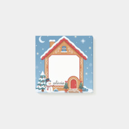 可愛いジンジャーブレッドハウスクリスマス ポストイット