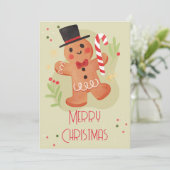 可愛いジンジャーブレッドマン シーズンカード (スタンド正面)