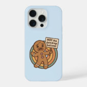 可愛いジンジャー・ジンジャーブレッドのスマホケース クリスマスギフト iPhoneケース (裏面)
