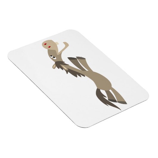 可愛いスウィフト漫画の馬フレキシブルマグネット マグネット (右側)