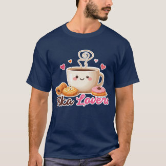 可愛いスウェーデンのフィーカラバー コーヒーブレイク ペストリー Tシャツ