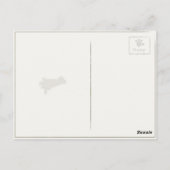 可愛いスクラップブック犬付きヴィンテージはがき ポストカード (裏面)