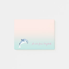 可愛いスタイリッシュイルカパーソナライズされた。 ポストイット