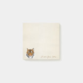 可愛いスタイリッシュラブティガーパーソナライズされた、 ポストイット (正面)