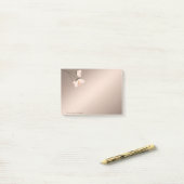 可愛いスタイリッシュ花エレガント ポストイット (デスク上)