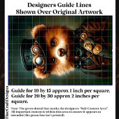 可愛いスチームパンクブラウンベアポートレートCL2デコページ 薄葉紙