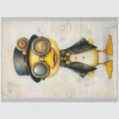 可愛いスチームパンク服のアヒルK8デコパージュ 薄葉紙 (正面)