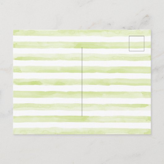 可愛いスティックフィギュア家族の引越し告知 案内ポストカード (裏面)