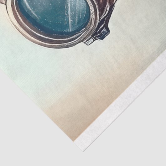 可愛いスティームパンクガールアヴィエーターゴーグルW9デカップページ 薄葉紙 (詳細)