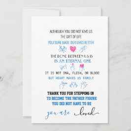 可愛いステップ父ハート愛の手 シーズンカード