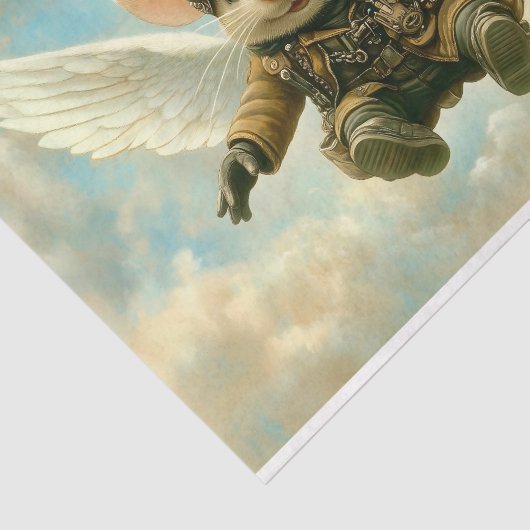 可愛いステームパ飛んでいるンクマウス、ウィングスAW4デコページ 薄葉紙 (詳細)