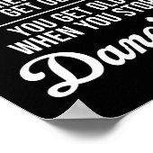 可愛いストップダンスを歳をとっても踊りしない ポスター (角)