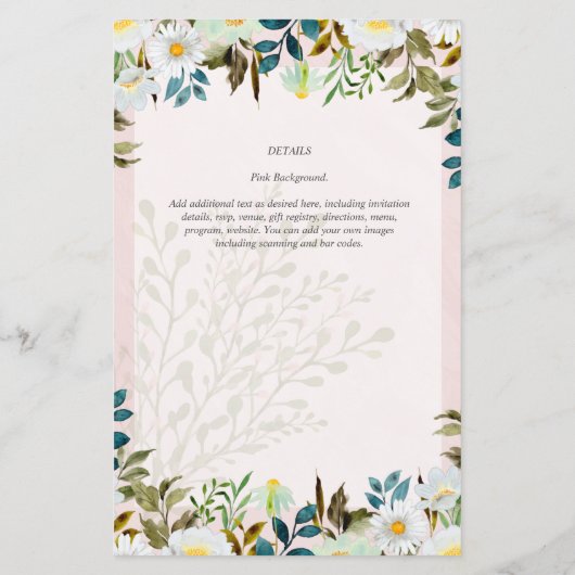 可愛いストーリータイムバニー赤ちゃんシャワー性別Invを明らかにする (裏面)