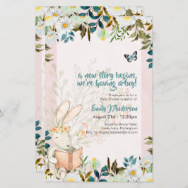 可愛いストーリータイムバニー赤ちゃんシャワー性別Invを明らかにする