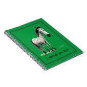 可愛いスパイラル馬好き。 ノートブック (右側)