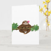 可愛いスパッツ空白のカード カード (黄色い花)