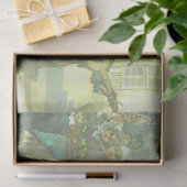 可愛いスペインのモチーフ切り離しとギフトラップ 薄葉紙 (ギフト)