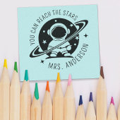 可愛いスペース星に到達できる先生 ラバースタンプ