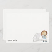 可愛いスポーティサッカー選手ライオンフォト誕生日 ノートカード (正面/裏面)