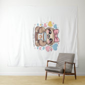 可愛いスロスコーヒーラバーシャツおもしろい- Fueled by Co タペストリー (インサイチュ(横))