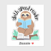 可愛いスロススピードリーダー防水 シール (シート)