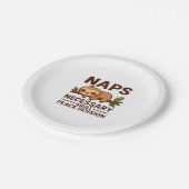 可愛いスロース昼寝 – 必要な大人の平和セッションCl ペーパープレート (アングル)