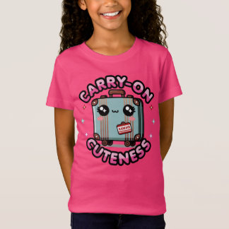 可愛いスーツケースデザインのCARRY-ON CUTENESS Tシャツ