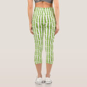 可愛いセロリにトリオ漫画の野菜を付ける カプリレギンス (裏面)