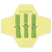 可愛いセロリにトリオ漫画の野菜を付ける サッカーボール (フラット)