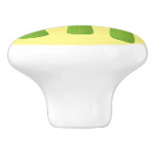 可愛いセロリにトリオ漫画の野菜を付ける セラミックノブ (側面)