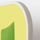 可愛いセロリにトリオ漫画の野菜を付ける ピックルボールラケット (左詳細)