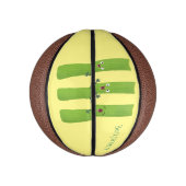 可愛いセロリにトリオ漫画の野菜を付ける ミニバスケットボール (縦)