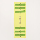 可愛いセロリにトリオ漫画の野菜を付ける ヨガマット (裏面)