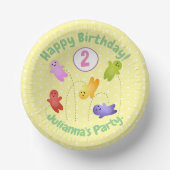 可愛いゼリーベビースイーツキャンディ漫画 ペーパーボウル (正面)