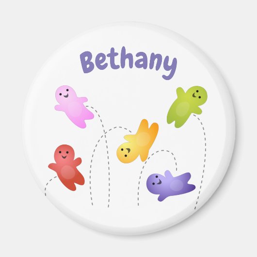 可愛いゼリーベビースイーツキャンディ漫画 マグネット (正面)