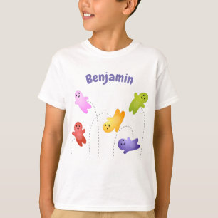 可愛いゼリーベビースイーツキャンディ漫画 Tシャツ