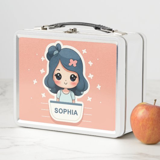 可愛いソフィア弁当箱 メタルランチボックス (インサイチュ)